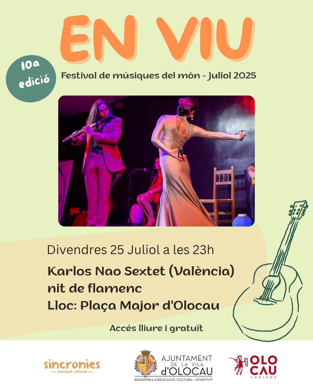 Concierto del grupo Karlos Nao Sextet (10º Festival En Viu)